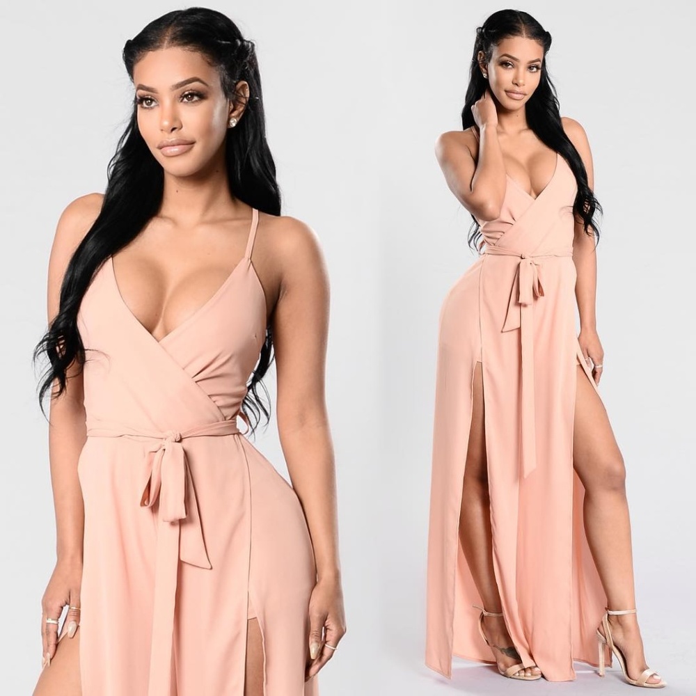 Romper with Leg Slide Slits